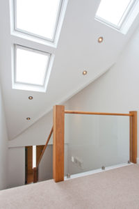 House with skylights
