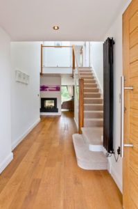 Large hallway with stairs
