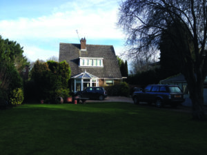 Old house with garden