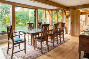 Kitchen with dining room