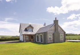 Traditional home in a rural setting