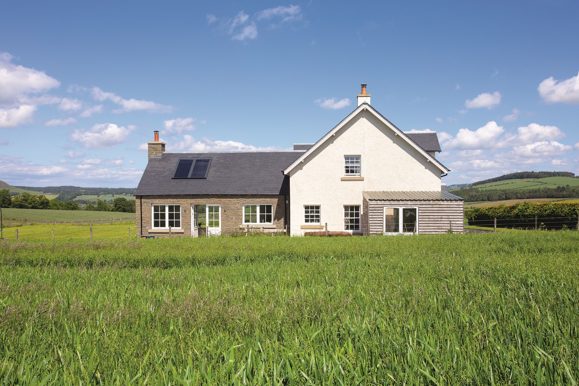 Traditional timber frame home