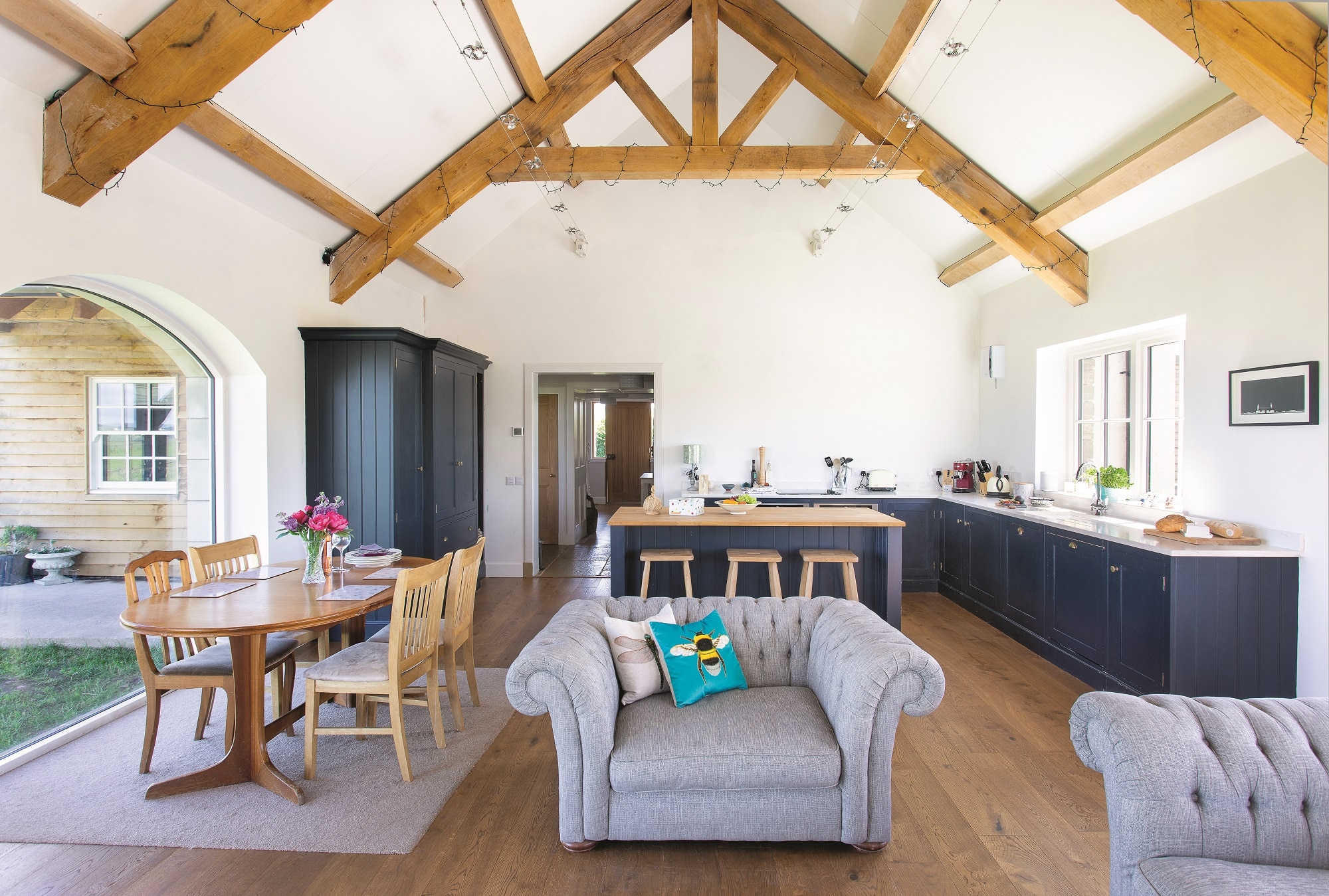 Traditional home in a rural setting