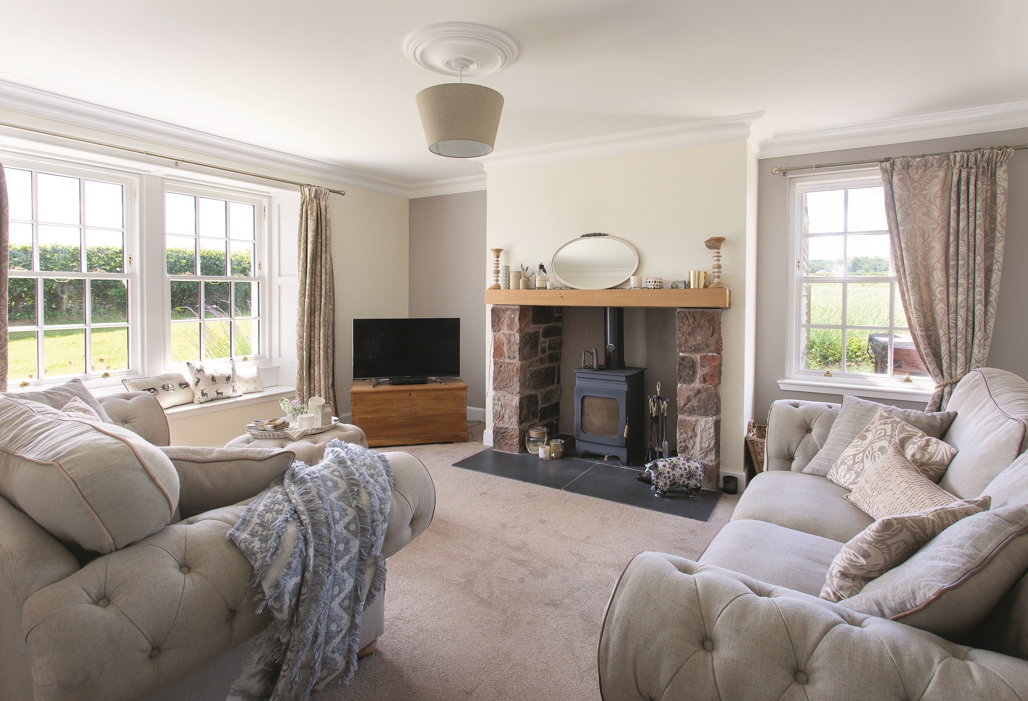 Traditional home in a rural setting