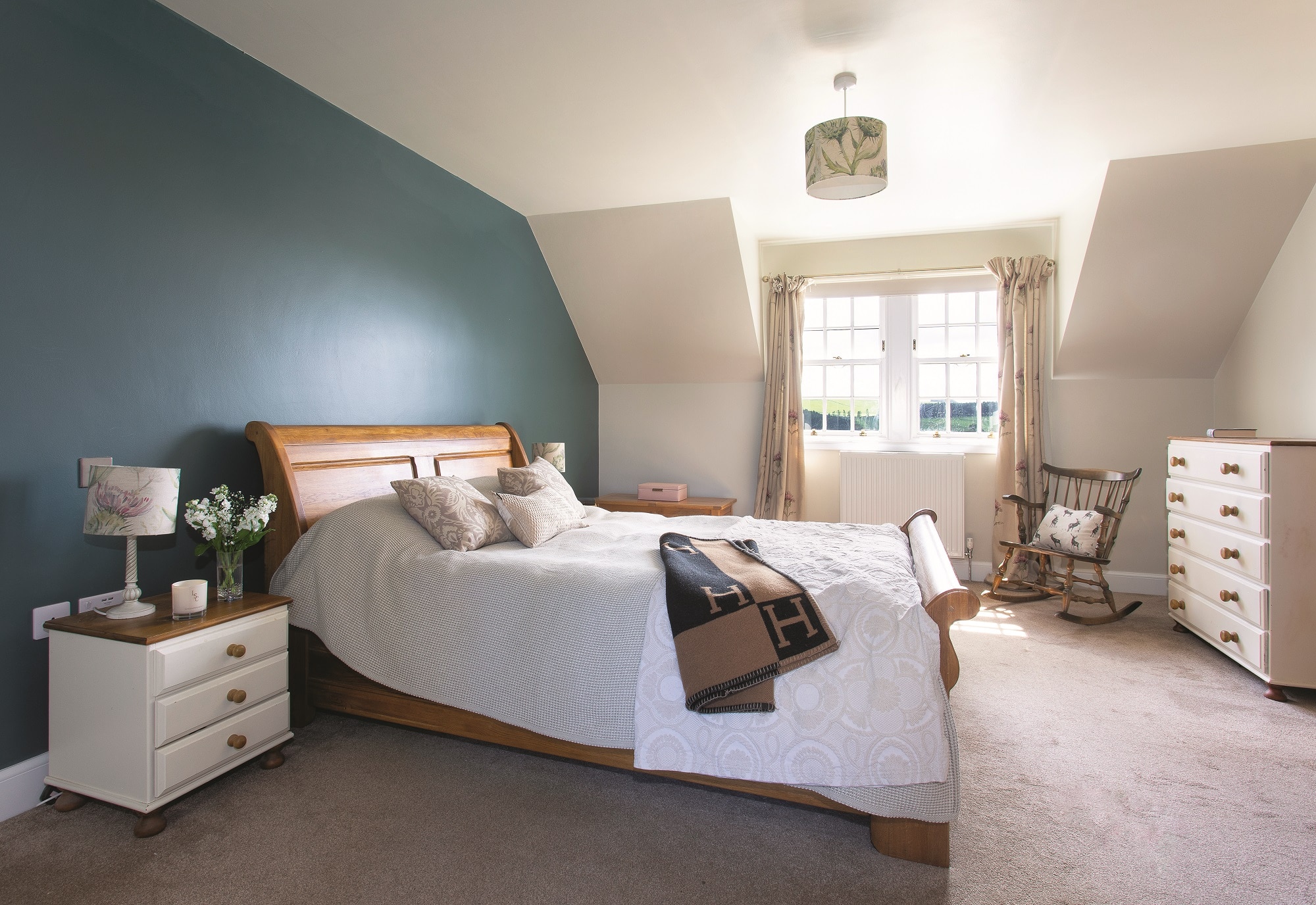 Traditional home in a rural setting