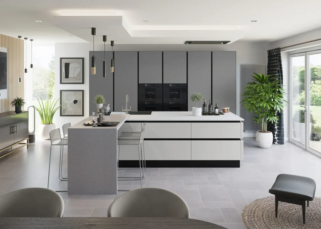 handleless and minimalist kitchen design