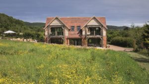 contemporary oak frame home