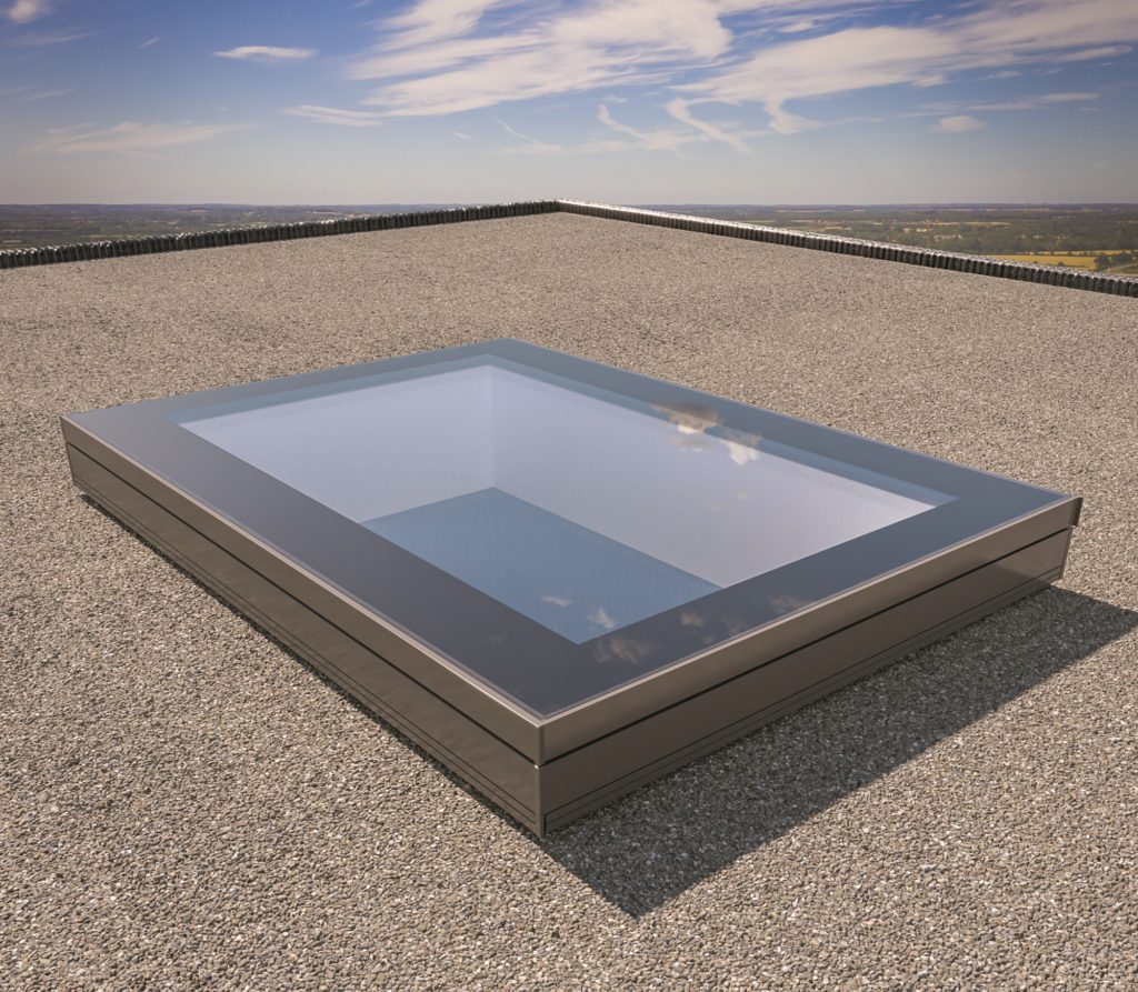 Modern flat roof window