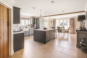 Modern kitchen with traditional elements