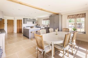 Modern kitchen with traditional elements