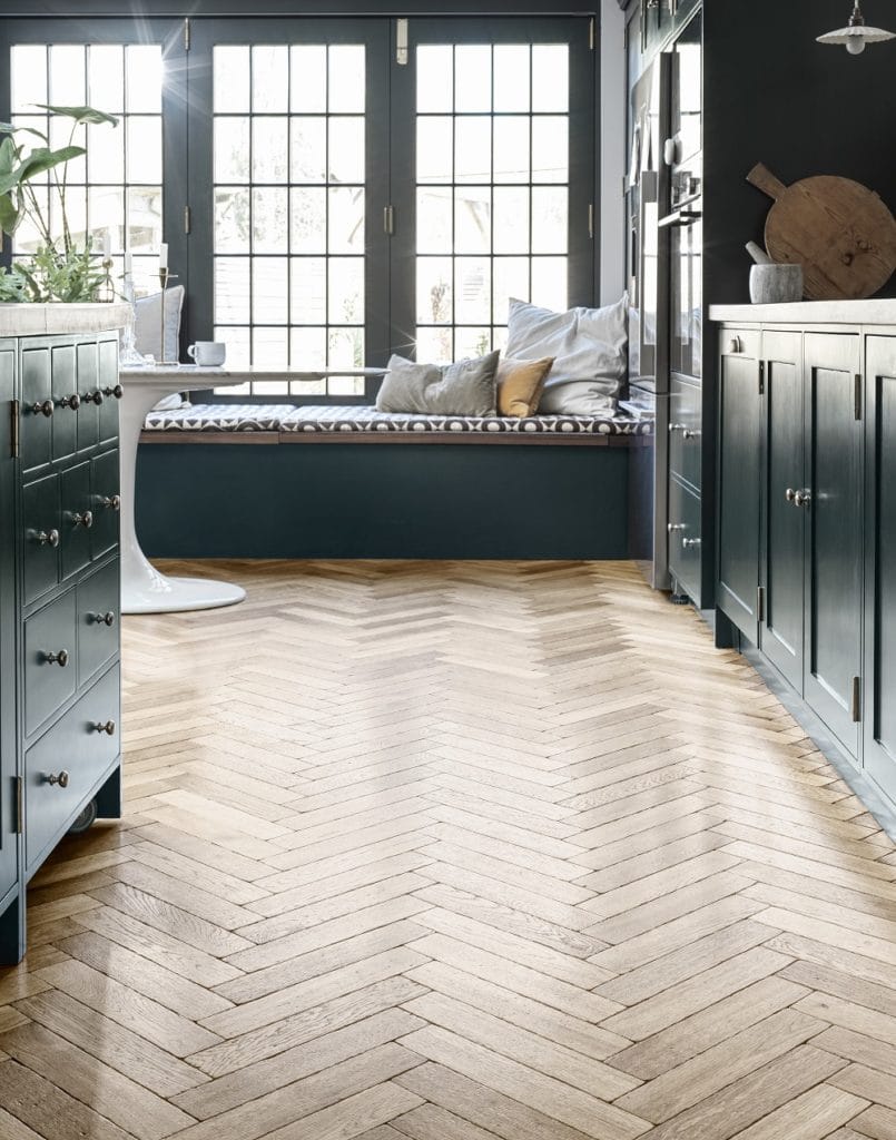 Classic parquet flooring