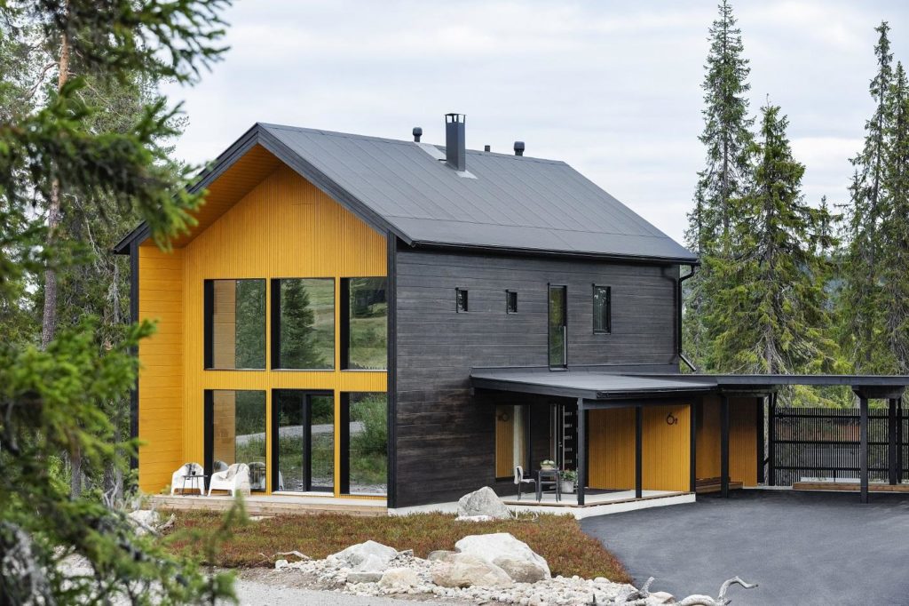 aava 154, contemporary, log homes, log home,