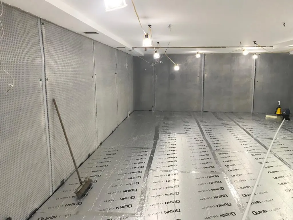 CDM system in a Basement with floor insulation