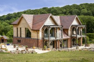 Oak frame passivhaus