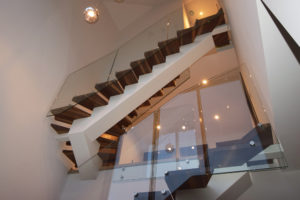 Modern indoor staircase