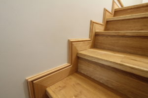 White oak staircase