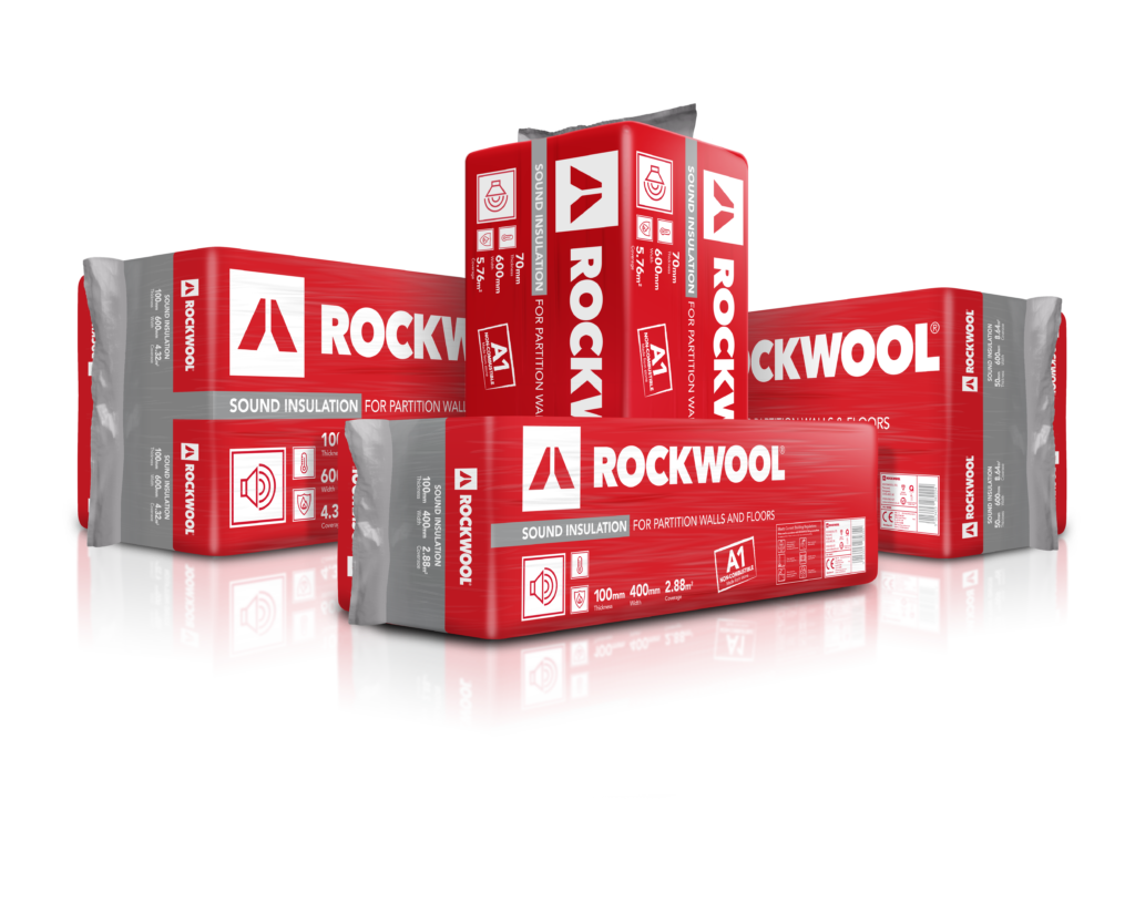 Rockwool insulation slabs