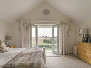 Light-filled bedroom