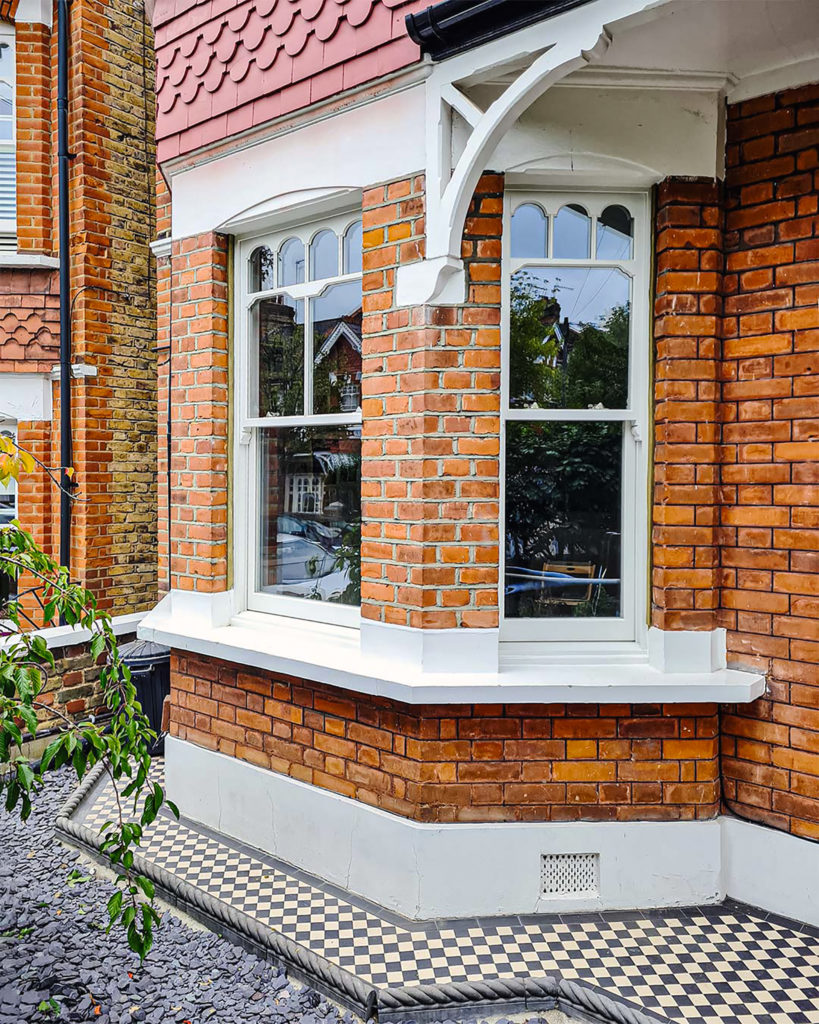 Home with sash windows