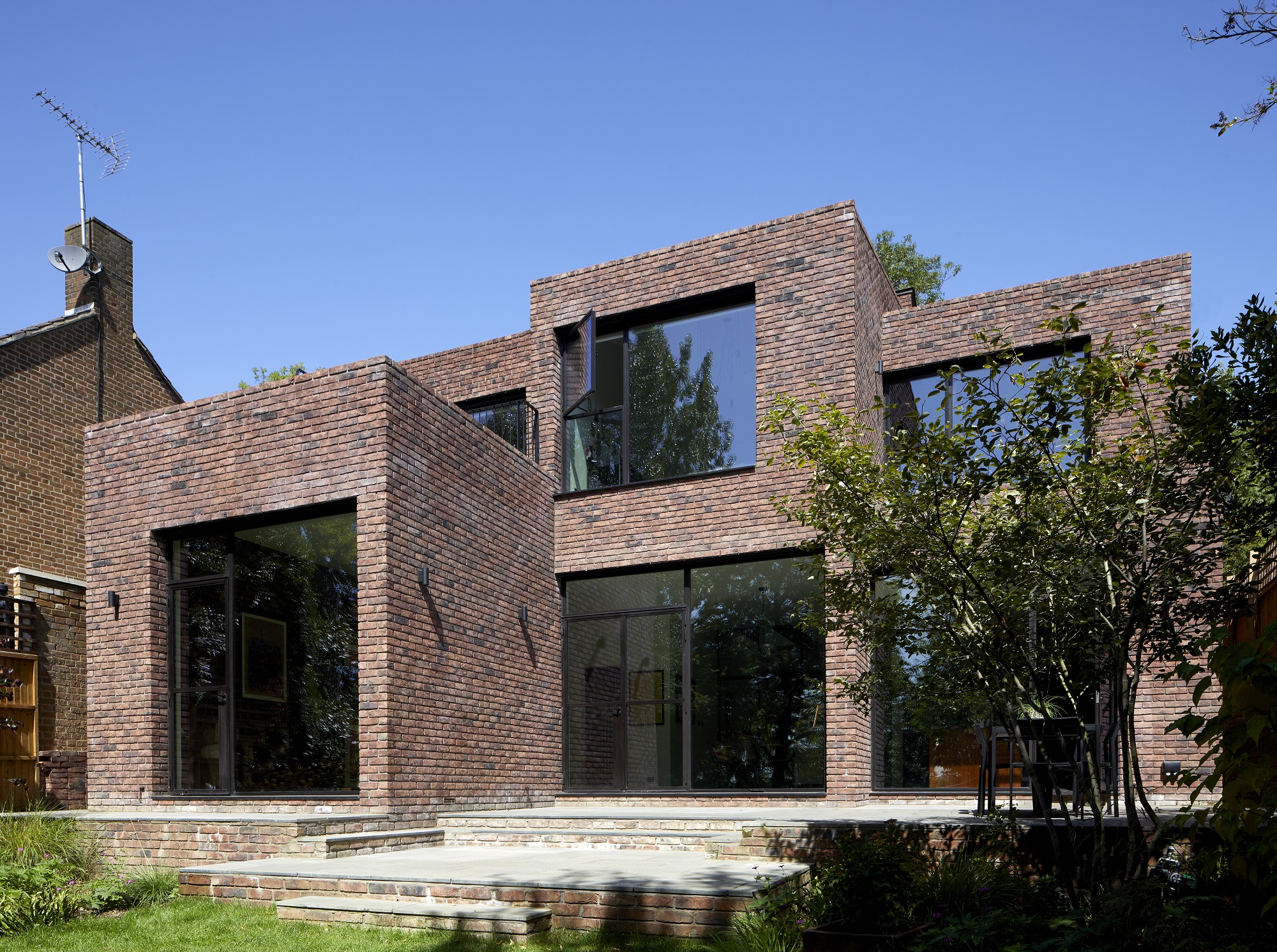 Modern masonry home