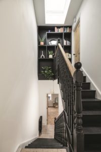 Victorian terrace house staircase