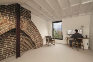 Victorian terrace house attic