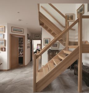 Modern timber frame home