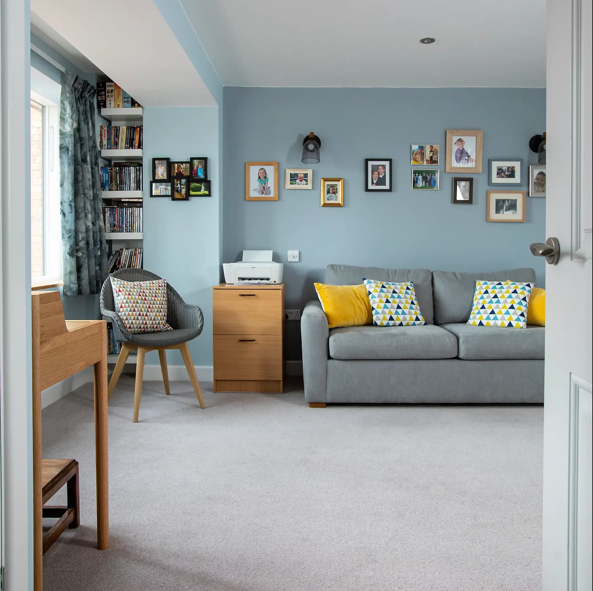 Living area in remodelled house