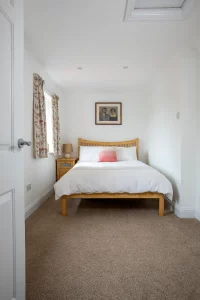 Smaller bedroom in remodelled home