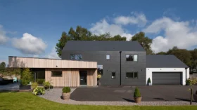 Sleek, Energy-Efficient Timber Frame Home in Banchory, Scotland