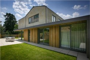 Exterior view of brimstone cladding