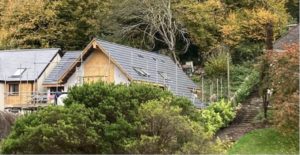 Landscape of semi detached bungalow