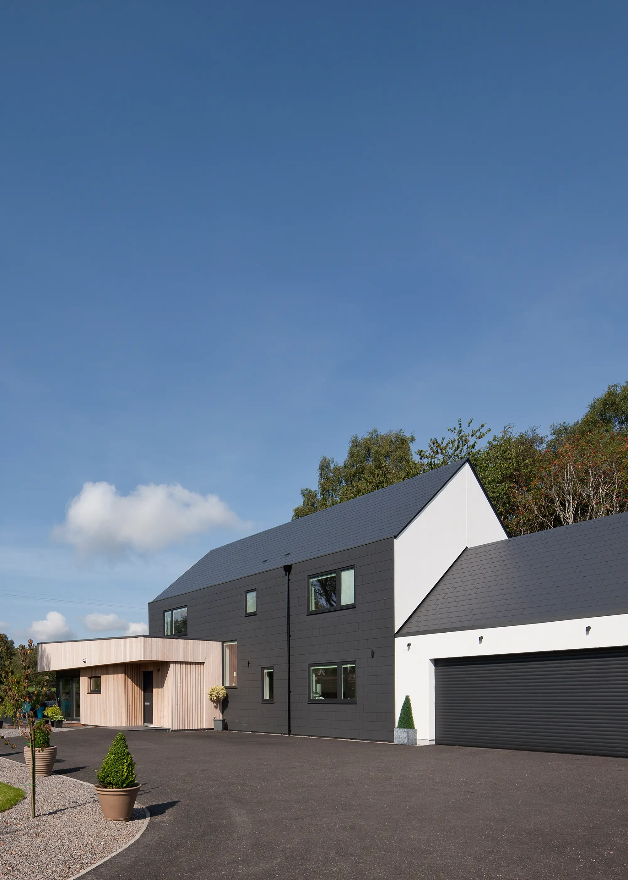 Sleek, Energy-Efficient Timber Frame Home in Banchory, Scotland