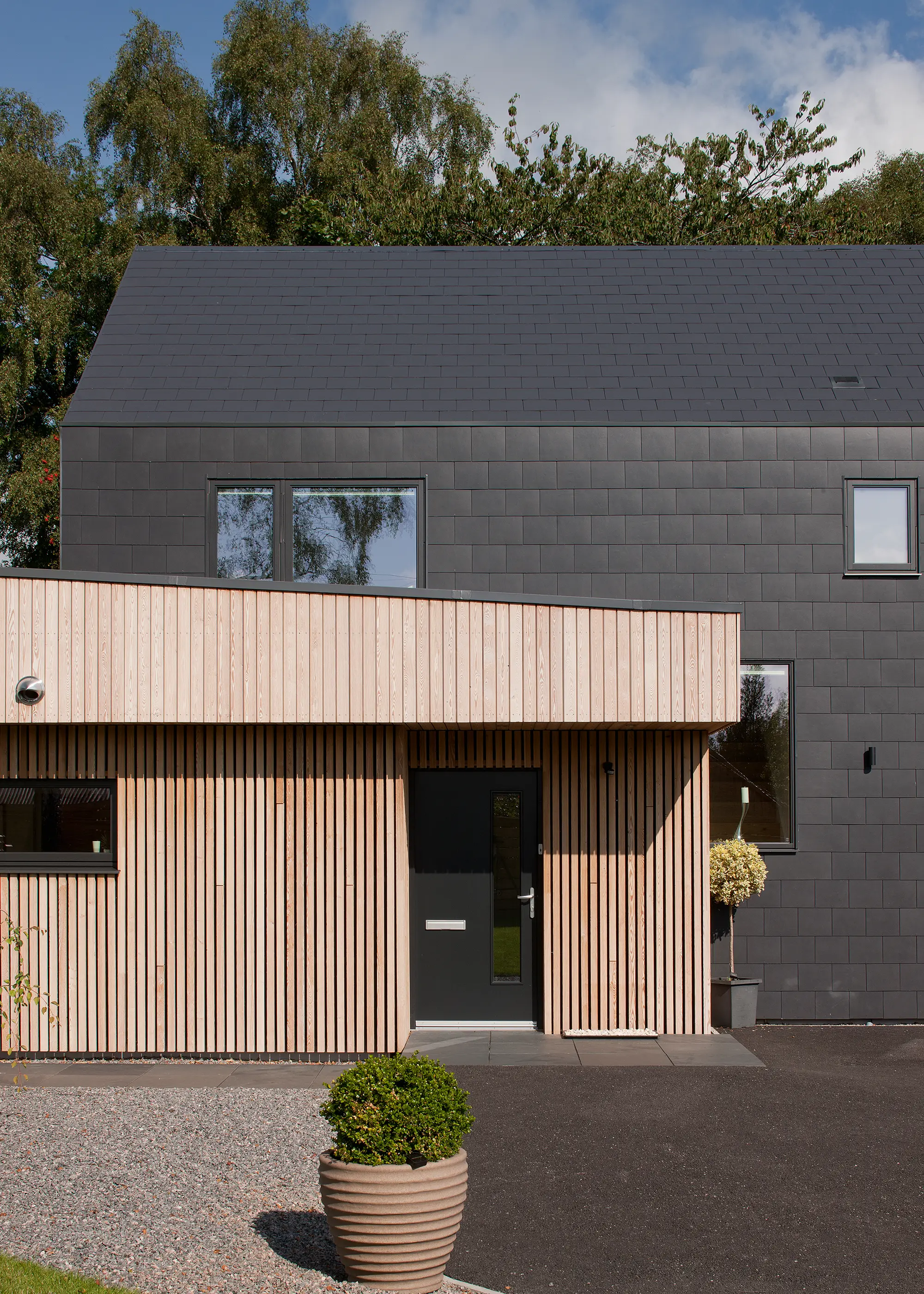 Sleek, Energy-Efficient Timber Frame Home in Banchory, Scotland