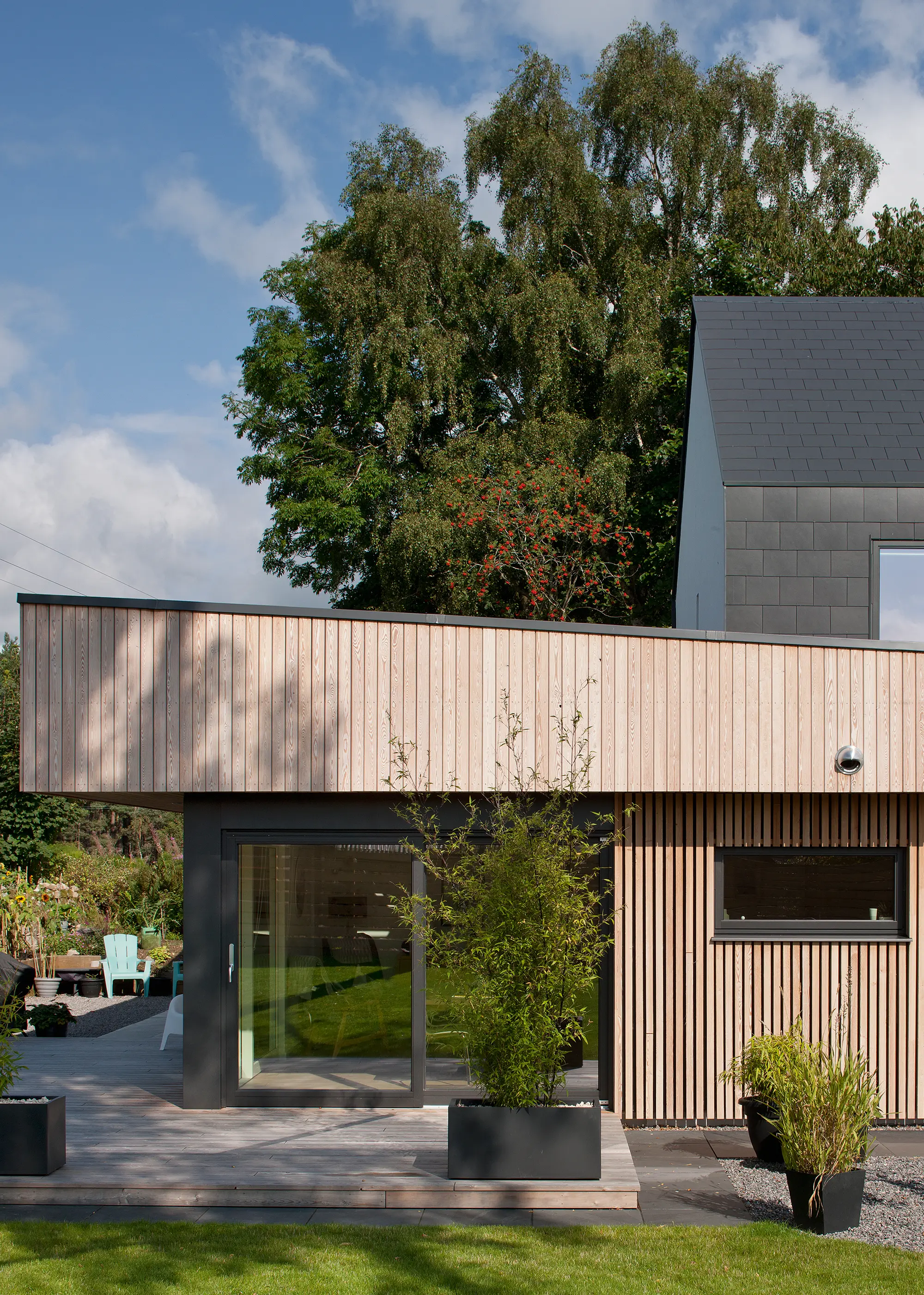 Sleek, Energy-Efficient Timber Frame Home in Banchory, Scotland