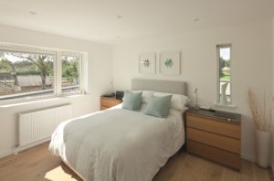 Modern master bedroom