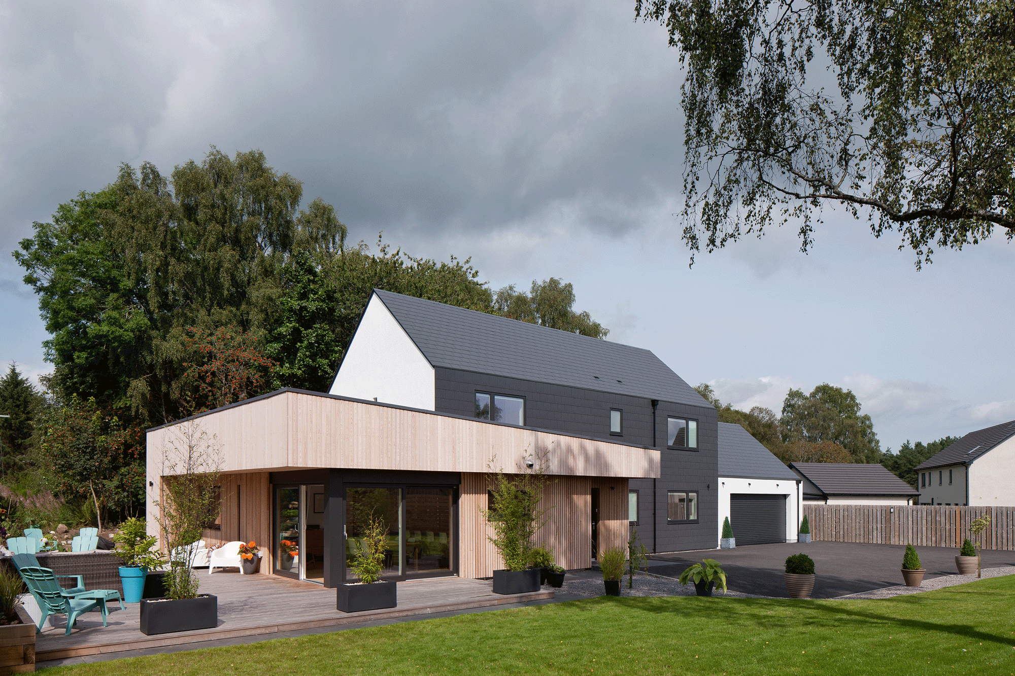Nordic-inspired timber frame home