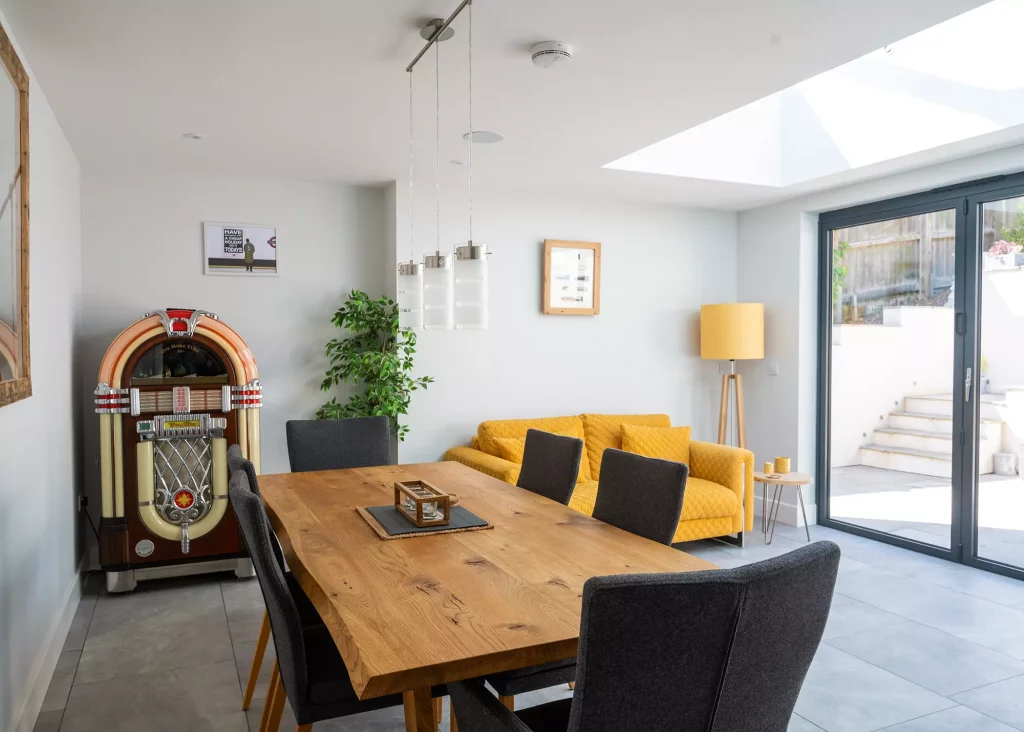 Peter Fairclough and Louisa Bruce contemporary home dining room