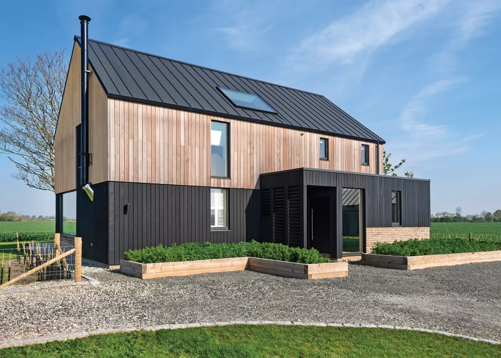Contemporary Self Build Eco House on Family Farm