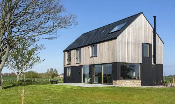 Contemporary Timber-Clad Self Build Home on Rural Family Farm in Kent