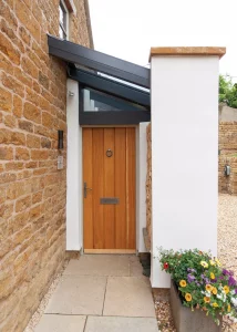 Bespoke oak front door