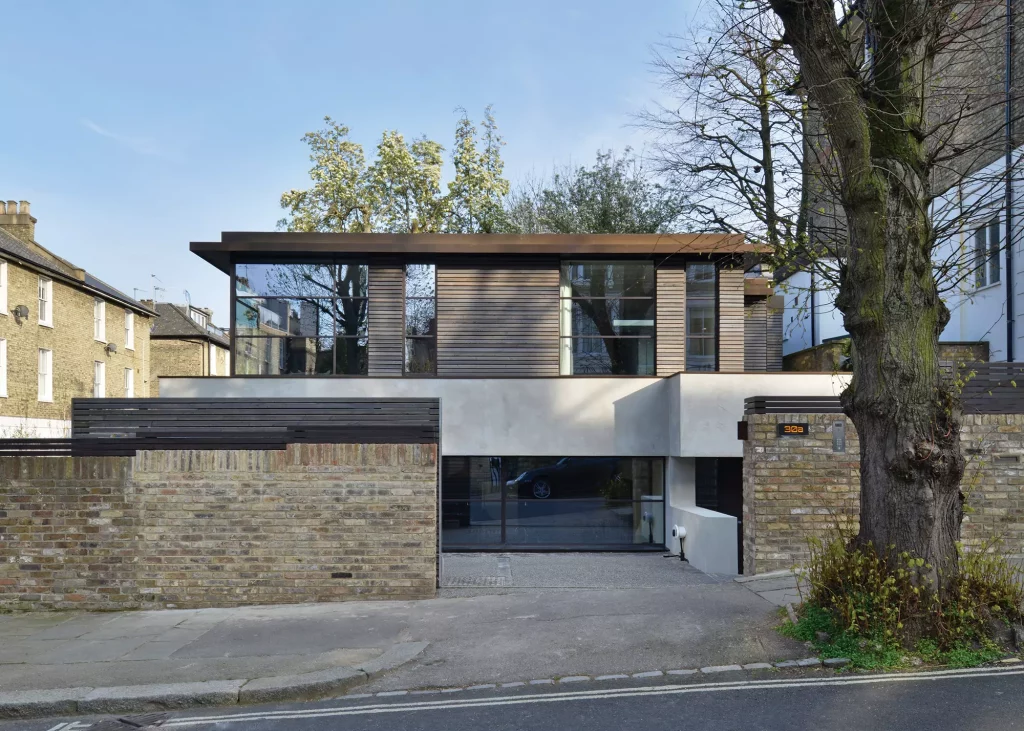 Contemporary self build home with statement glazing 