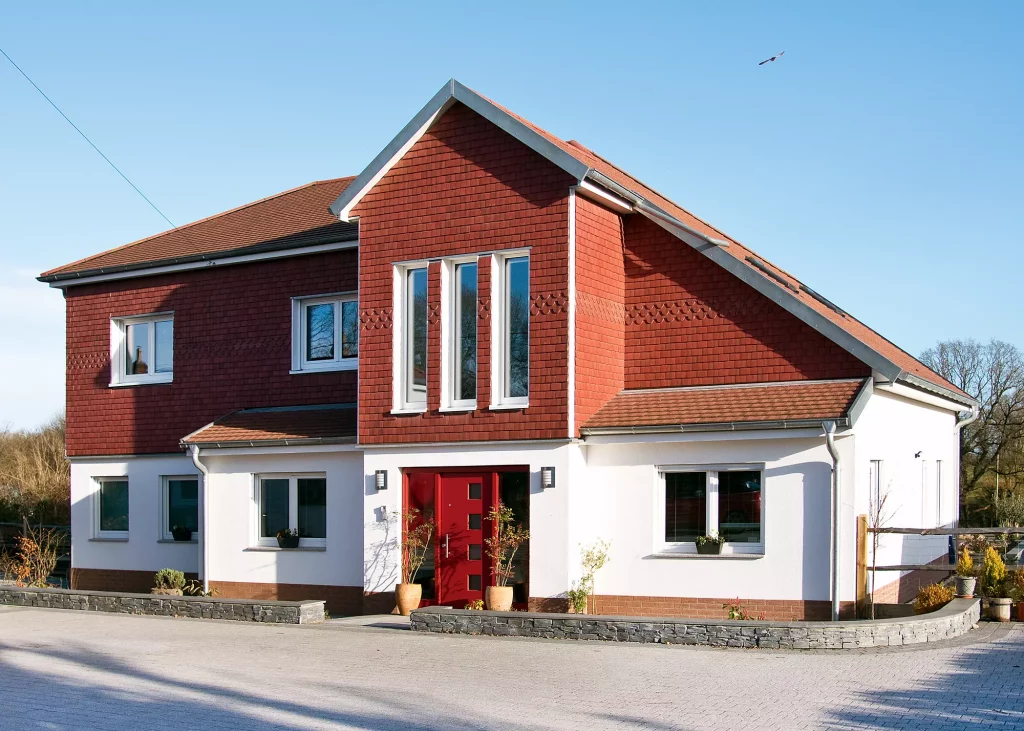 Turnkey home finished with traditional red Sussex tiles