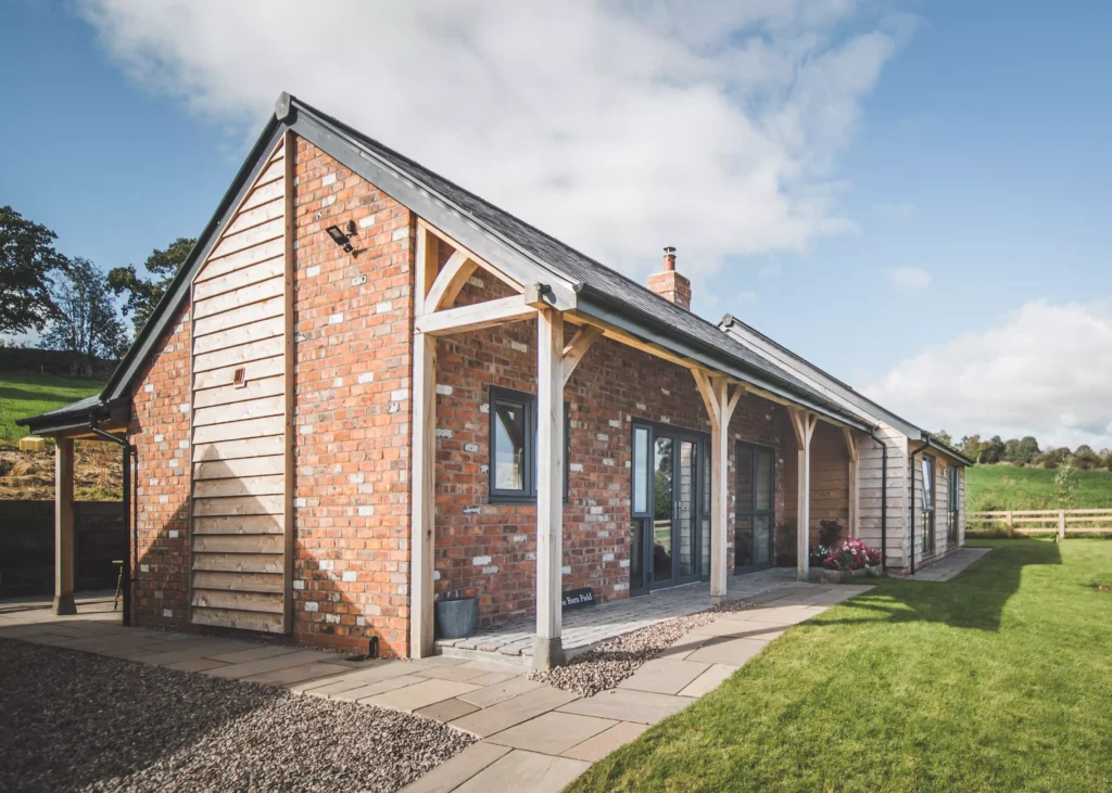 bungalow built with the brick and block structural system