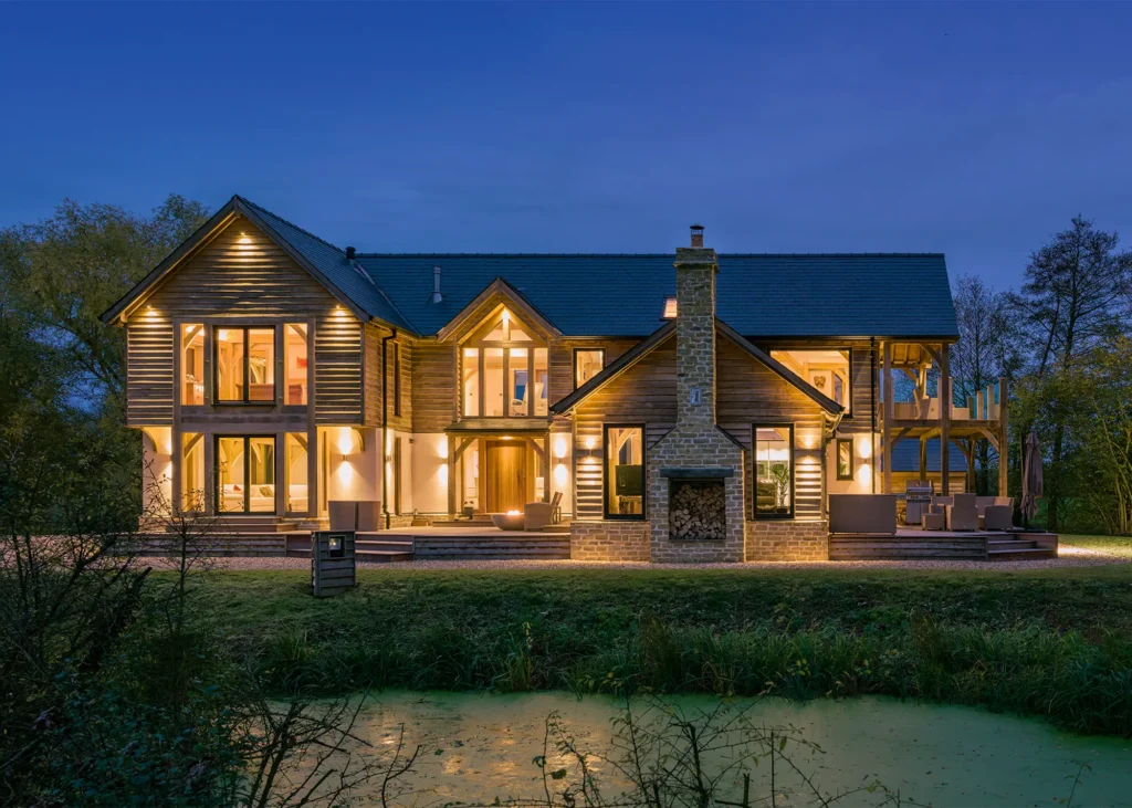 Modern Oak Home Designed to Withstand Flooding