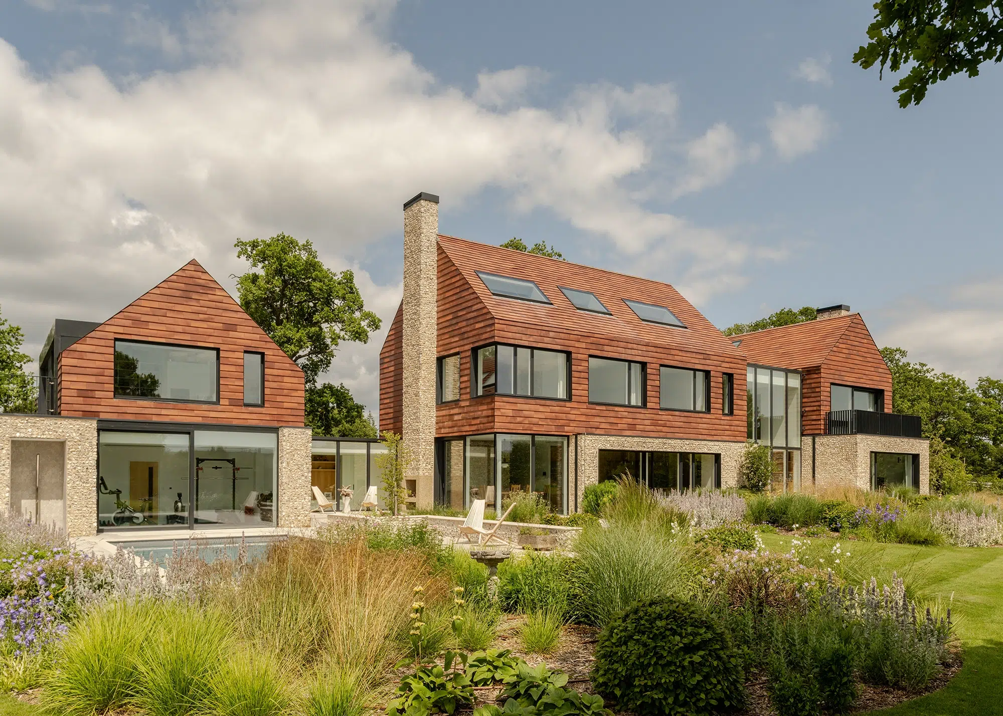 Spectacular countryside home with three distinct volumes