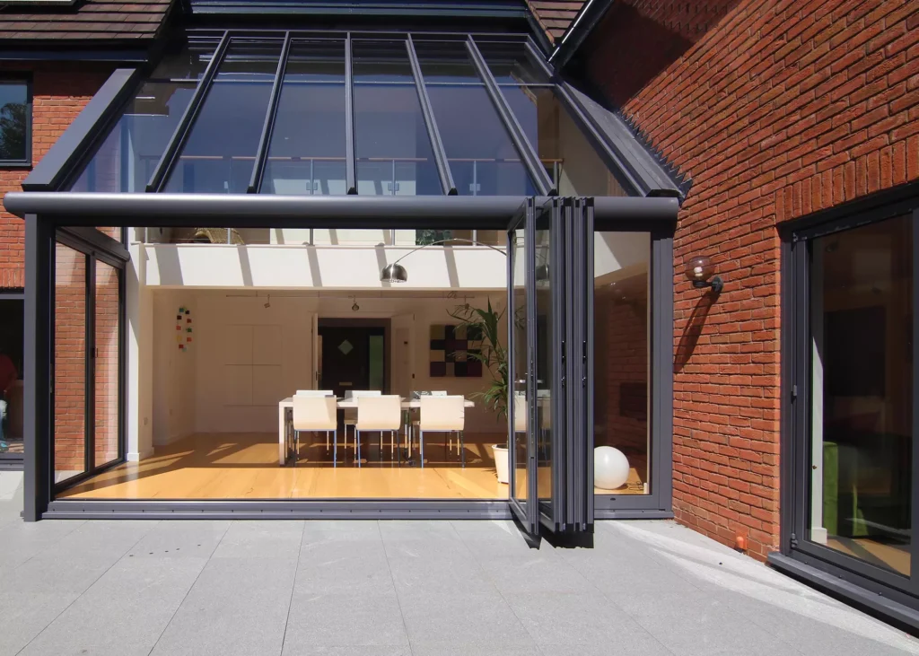 Bifold doors for extension