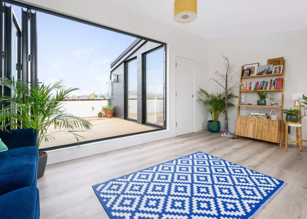 light-filled studio renovation in the attic