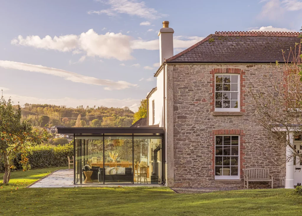 glazed period home extension