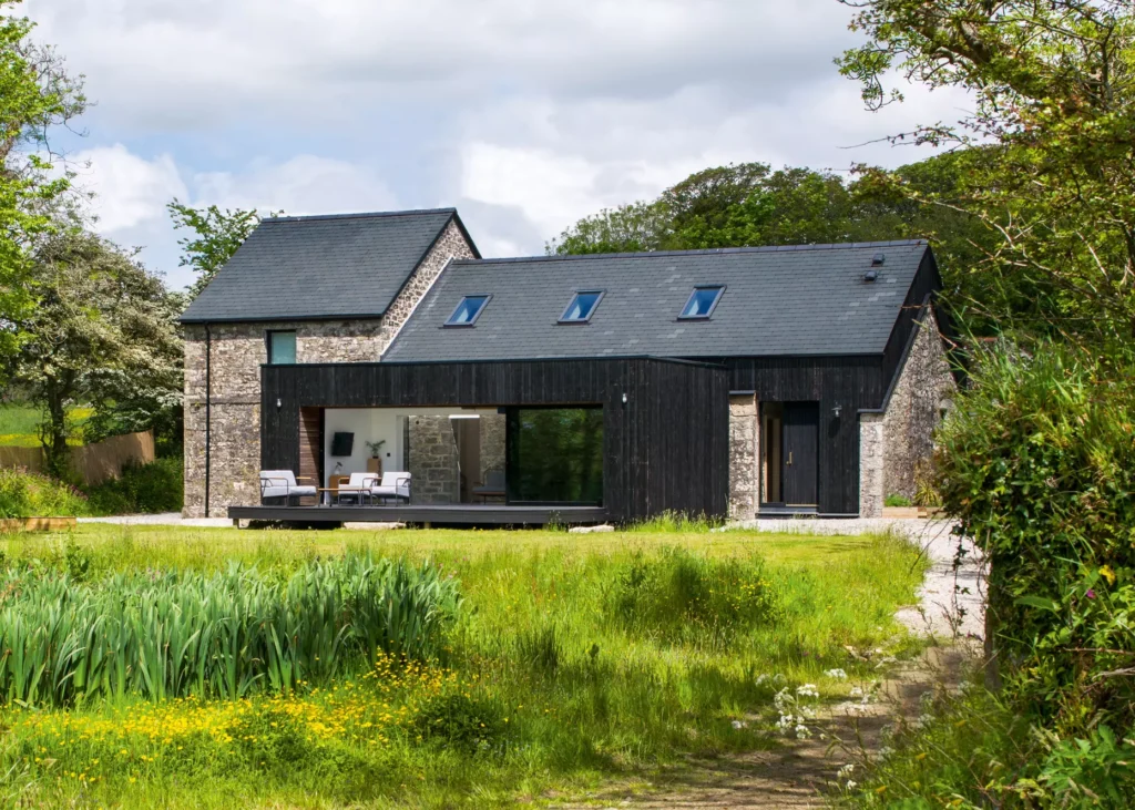 Charred Timber Clad Extension